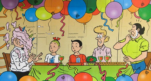 Jenseits der Brettspiele: Puzzle mit Tortenschlacht