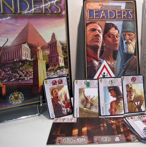 Am Asmodee-Stand: Erweiterung Leaders zu 7 Wonders
